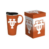 Texas Longhorns Drink 17oz Travel Latte Boxed