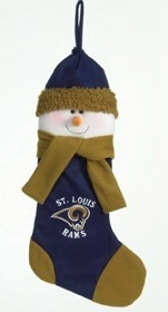St. Louis Rams Stocking 22 Inch Snowman CO