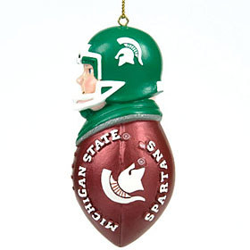 Michigan State Spartans Tackler Ornament CO