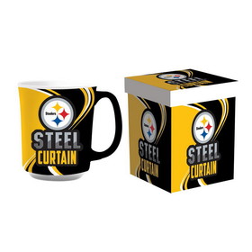Pittsburgh Steelers Coffee Mug 14oz Ceramic with Matching Box
