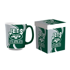New York Jets Coffee Mug 14oz Ceramic with Matching Box