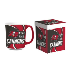 Tampa Bay Buccaneers Coffee Mug 14oz Ceramic with Matching Box