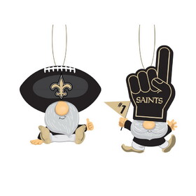 New Orleans Saints Ornament Gnome Fan 2 Pack