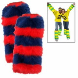 Leg Warmers 2 Pack - Royal Blue/Red