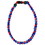 Titanium Ionic Braided Necklace - Royal Blue/Red