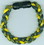 Titanium Ionic Braided Wristband - Green/Gold