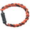 Titanium Ionic Braided Wristband - Orange/Black