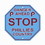 Philadelphia Phillies Sign 12x12 Plastic Stop Style Retro CO