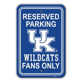 Kentucky Wildcats Sign 12x18 Plastic Reserved Parking Style CO