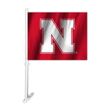 Nebraska Cornhuskers Car Flag N Logo