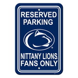 Penn State Nittany Lions Sign 12x18 Plastic Reserved Parking Style CO