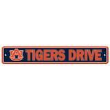 Auburn Tigers Sign 4x24 Plastic Street Style CO