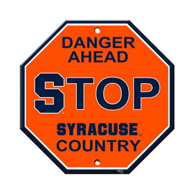 Syracuse Orange Sign 12x12 Plastic Stop Style CO
