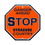 Syracuse Orange Sign 12x12 Plastic Stop Style CO