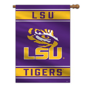 LSU Tigers Banner 28x40 House Flag Style 2 Sided CO