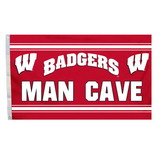 Wisconsin Badgers Flag 3x5 Banner Man Cave CO