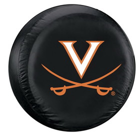 Virginia Cavaliers Tire Cover Large Size Black CO
