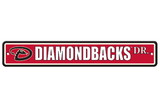 Arizona Diamondbacks Sign 4x24 Plastic Street Style CO
