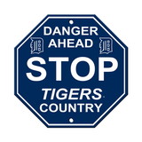 Detroit Tigers Sign 12x12 Plastic Stop Style Alternate CO