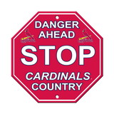 St. Louis Cardinals Sign 12x12 Plastic Stop Style CO