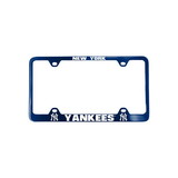 New York Yankees License Plate Frame Laser Cut Blue