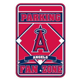 Los Angeles Angels Sign 12x18 Plastic Fan Zone Parking Style CO