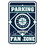 Seattle Mariners Sign 12x18 Plastic Fan Zone Parking Style CO