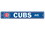 Chicago Cubs Sign 4x24 Plastic Street Style