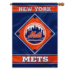 New York Mets Flag 28x40 House 1-Sided CO