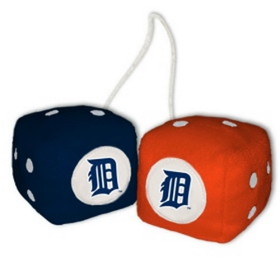 Detroit Tigers Fuzzy Dice CO