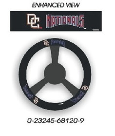 Washington Nationals Steering Wheel Cover Leather CO