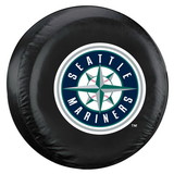 Seattle Mariners Tire Cover Large Size Black Alternate Logo