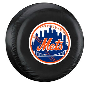 Fremont Die New York Mets Tire Cover Standard Size Black