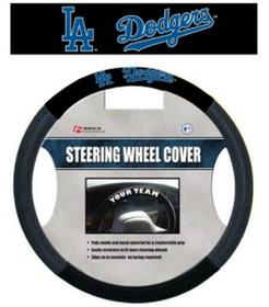 Los Angeles Dodgers Steering Wheel Cover Mesh Style CO
