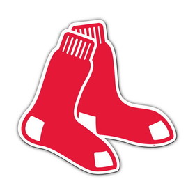 Boston Red Sox Magnet Car Style 12 Inch Socks Logo CO