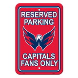 Washington Capitals Sign 12x18 Plastic Reserved Parking Style CO