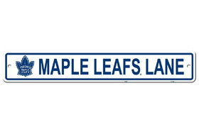 Toronto Maple Leafs Sign 4x24 Plastic Street Style CO