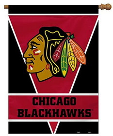 Chicago Blackhawks Flag 28x40 House 1-Sided CO