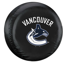 Vancouver Canucks Tire Cover Large Size Black CO