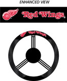 Detroit Red Wings Steering Wheel Cover - Mesh