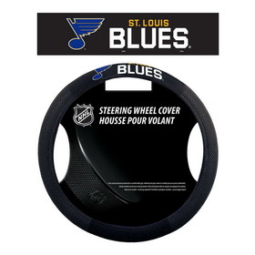 St. Louis Blues Steering Wheel Cover Mesh Style CO
