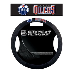 Edmonton Oilers Steering Wheel Cover Mesh Style CO