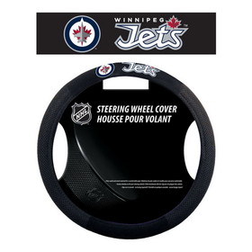 Winnipeg Jets Steering Wheel Cover Mesh Style CO