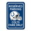 Indianapolis Colts Sign 12x18 Plastic Reserved Parking Style CO