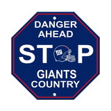 New York Giants Sign 12x12 Plastic Stop Style CO