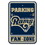 Los Angeles Rams Sign - Plastic - Fan Zone Parking - 12 in x 18 in