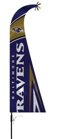 Baltimore Ravens Flag Premium Feather Style CO