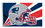 New England Patriots Flag 3x5 Helmet Design