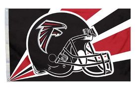 Atlanta Falcons Flag 3x5 Helmet Design