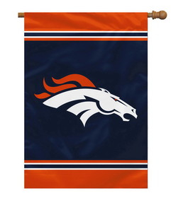 Denver Broncos Flag 28x40 House 1-Sided CO